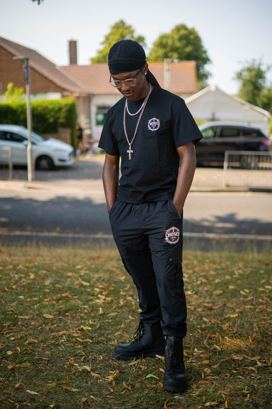 SLIM FIT CHOSEN BLACK TEE