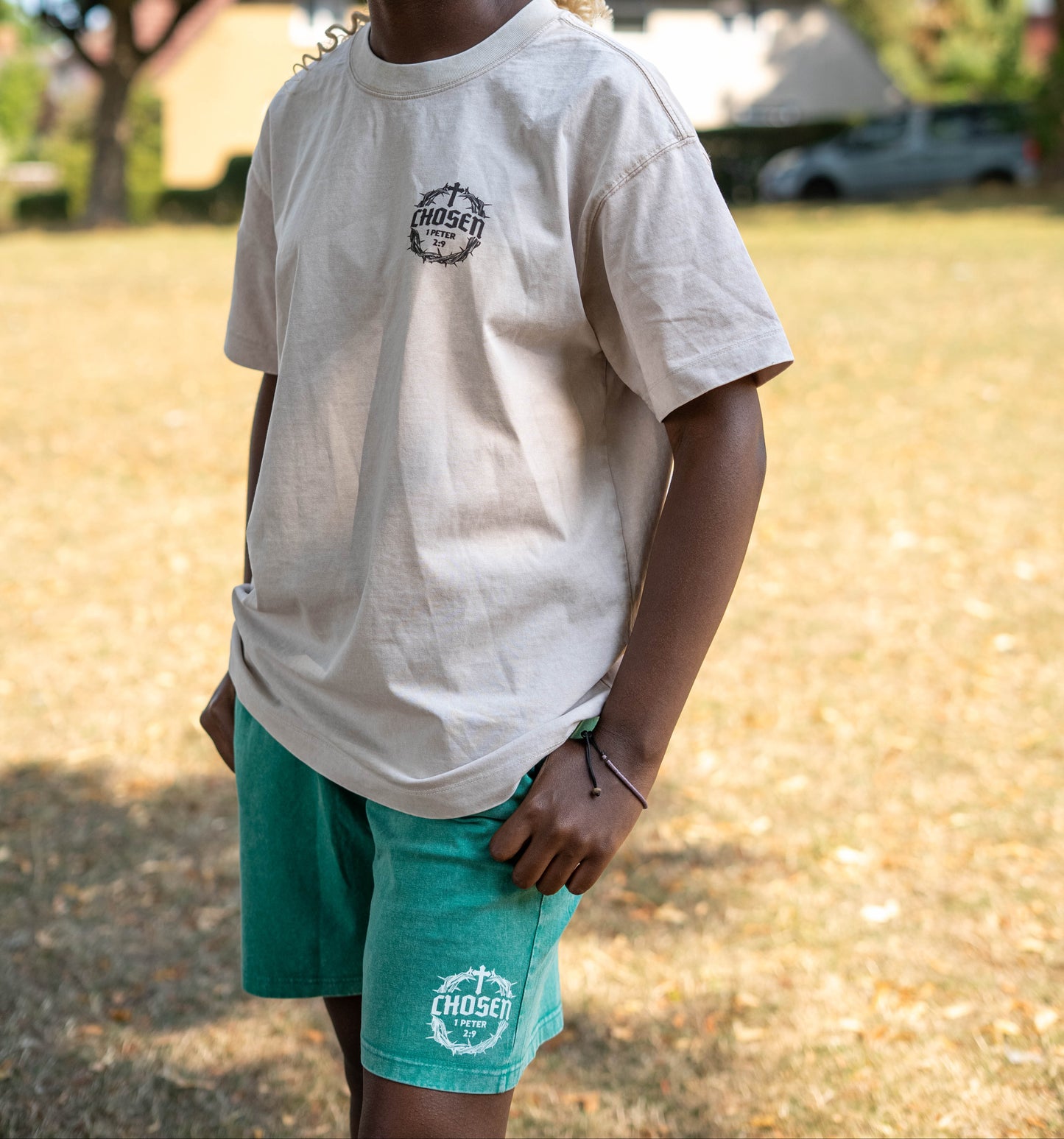 OVERSIZE ACID WASH TRUST IN GOD TEE