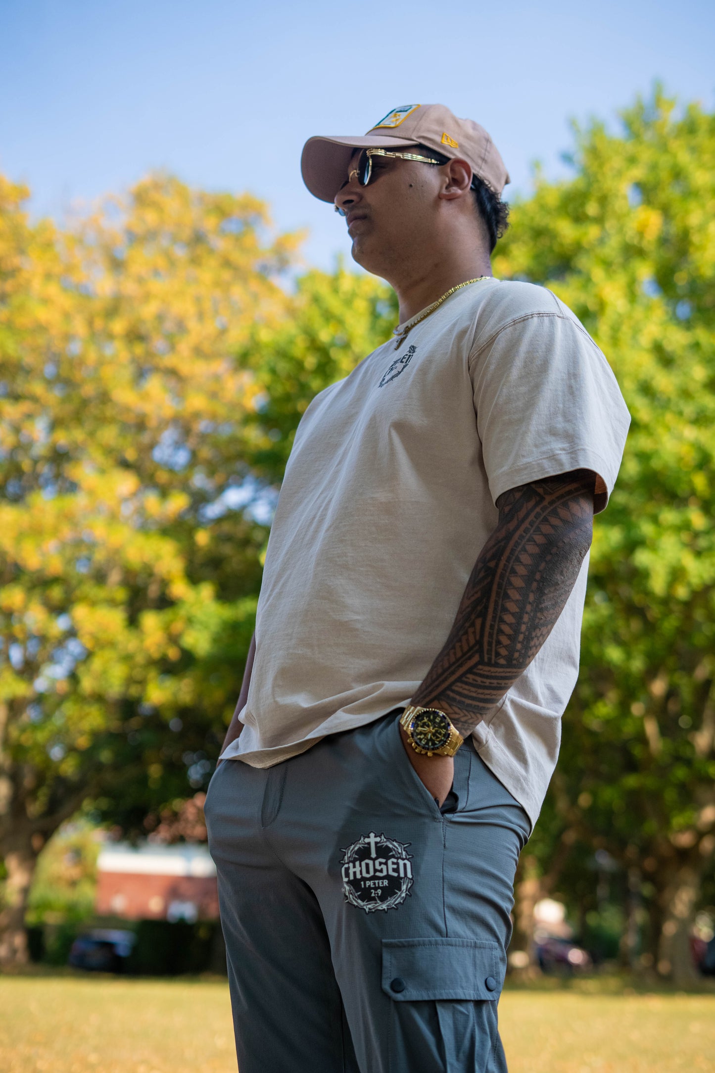 CHOSEN CARGO WOVEN TROUSERS