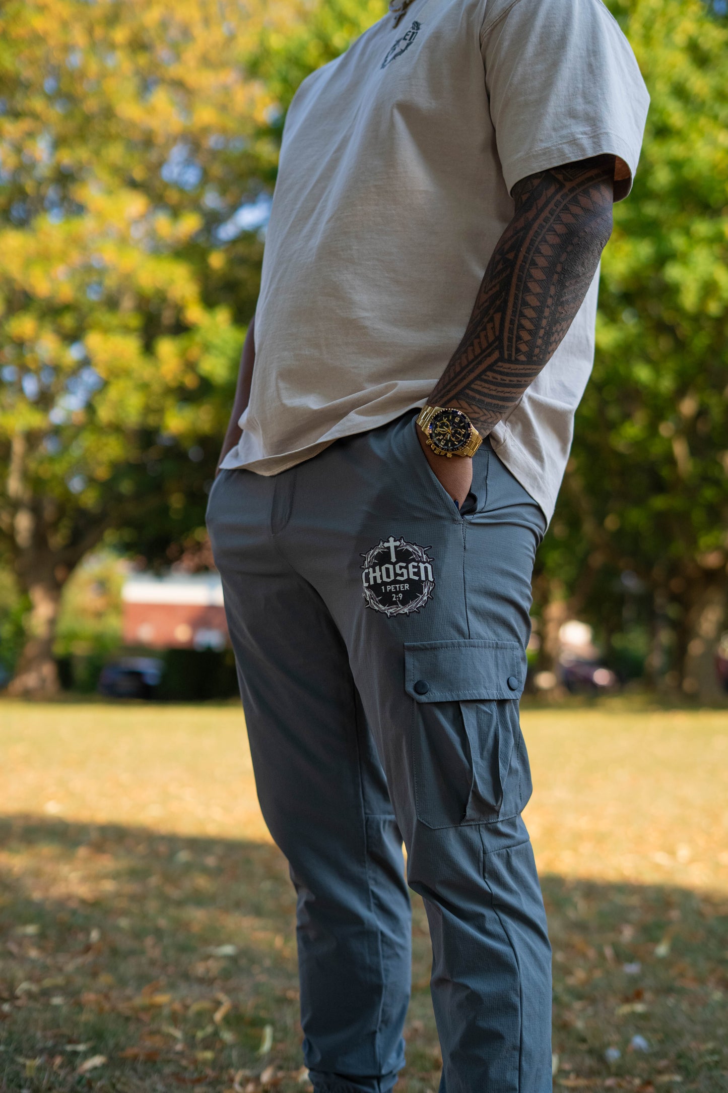 CHOSEN CARGO WOVEN TROUSERS