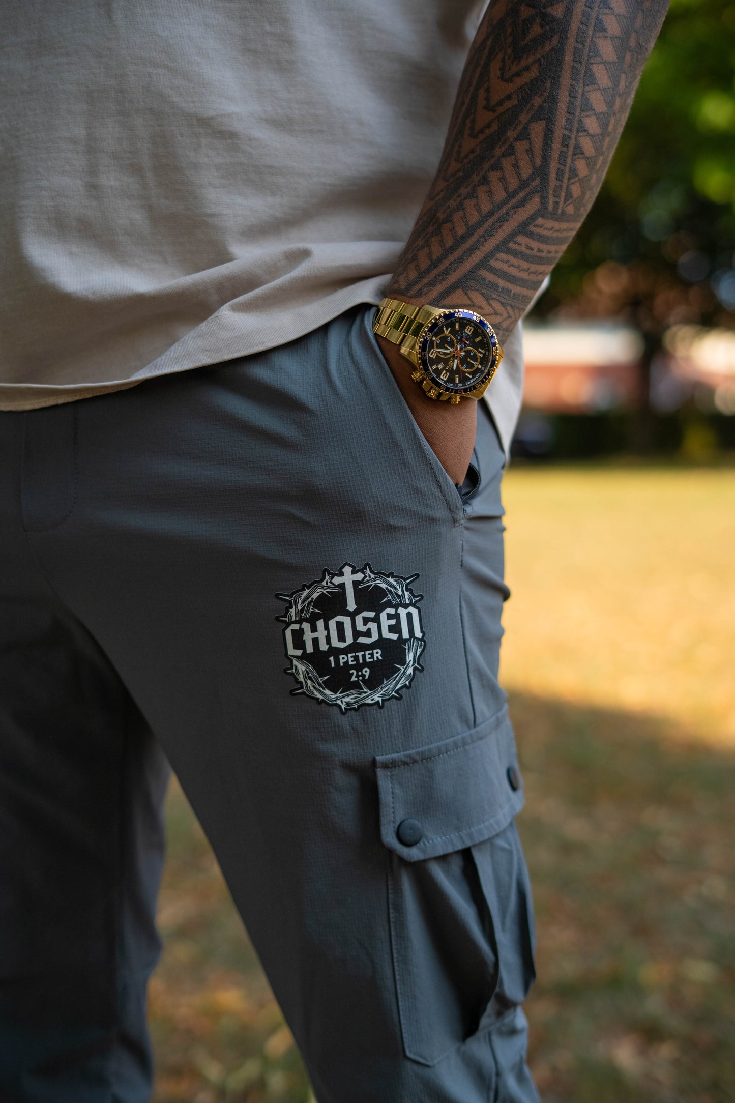 CHOSEN CARGO WOVEN TROUSERS